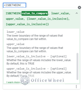 How to Use IF Condition Between Two Numbers in Google Sheets