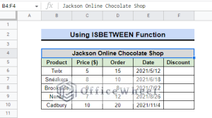 How to Use IF Condition Between Two Numbers in Google Sheets