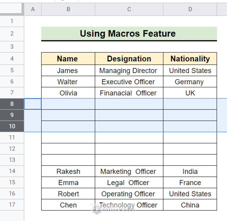 Insert Rows Between Other Rows In Google Sheets (4 Easy Ways)