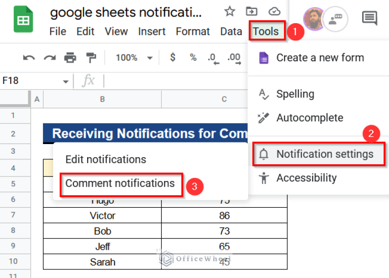 How to Receive Notifications of Changes in Google Sheets
