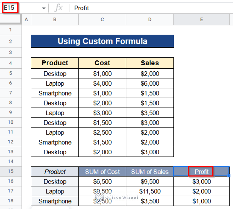 Find Difference Between Two Columns In Google Sheets