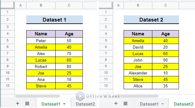 google sheets remove duplicates in column on different sheets