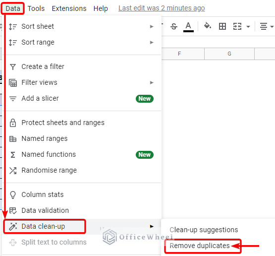Remove Duplicates in Column on Different Sheets in Google Sheets