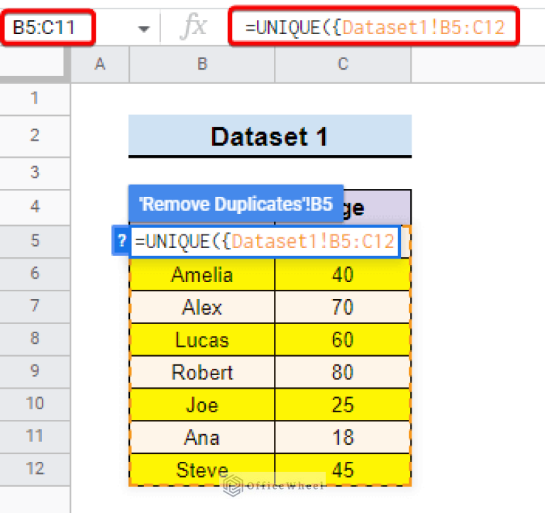 Remove Duplicates in Column on Different Sheets in Google Sheets