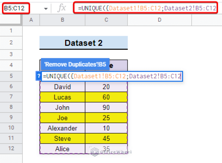 Remove Duplicates in Column on Different Sheets in Google Sheets