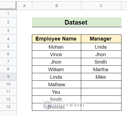 highlight cell if value exists in another column google sheets