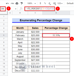 How to Calculate Percentage in Google Sheets (4 Ideal Examples)
