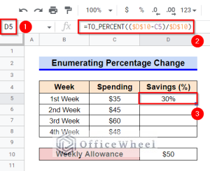 How to Calculate Percentage in Google Sheets (4 Ideal Examples)