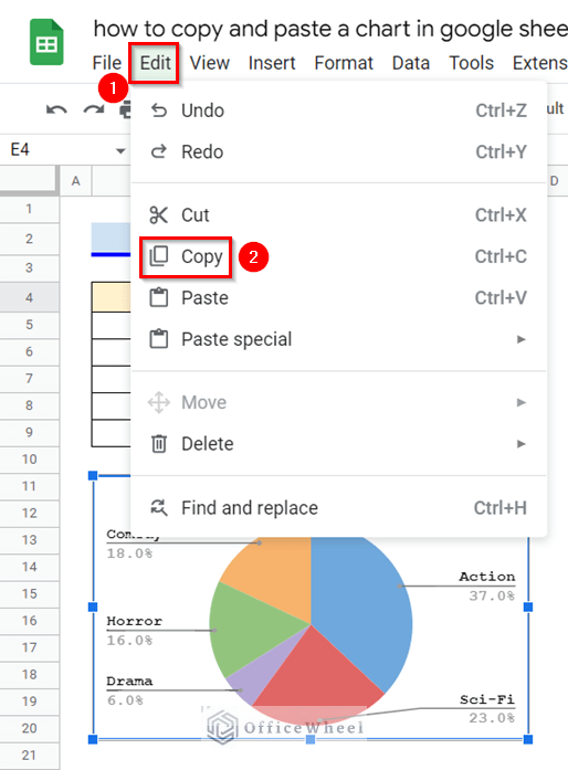 How to Copy and Paste a Chart in Google Sheets (3 Quick Ways)