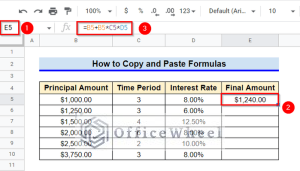 How to Copy and Paste Formulas in Google Sheets (4 Easy Ways)