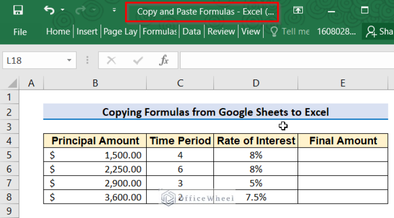 How to Copy and Paste Formulas in Google Sheets (4 Easy Ways)