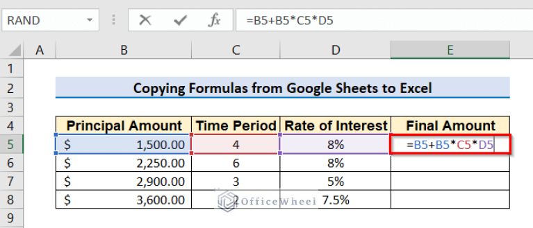 Copy Formulas From Google Sheets To Excel