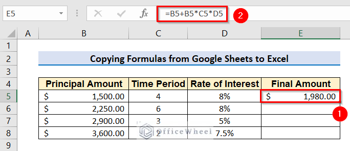 How to Copy and Paste Formulas in Google Sheets (4 Easy Ways)