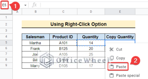 How to Copy and Paste in Google Sheets (4 Simple Ways)
