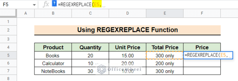 How to Find and Replace Within Formula in Google Sheets
