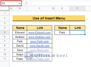 How to Create Hyperlink in Google Sheets (5 Easy Ways)