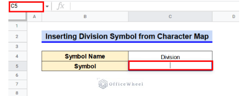 how-to-insert-division-symbol-in-google-sheets-4-quick-methods