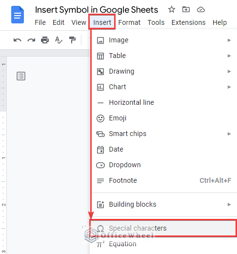 Utilizing Copy-Paste Feature to insert symbol in google sheets