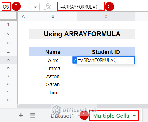 Multiple cells linking between tabs in Google Sheets