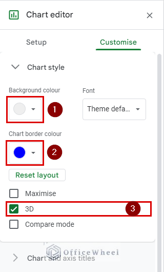 how to change chart style in google sheets
