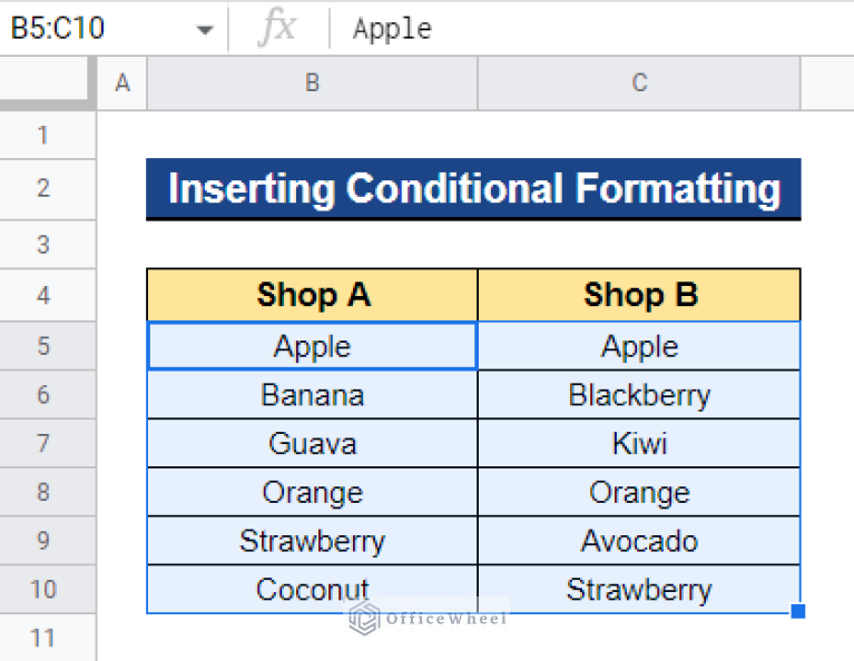 How to Match Cells Between Two Columns in Google Sheets (6 Ideal Methods)