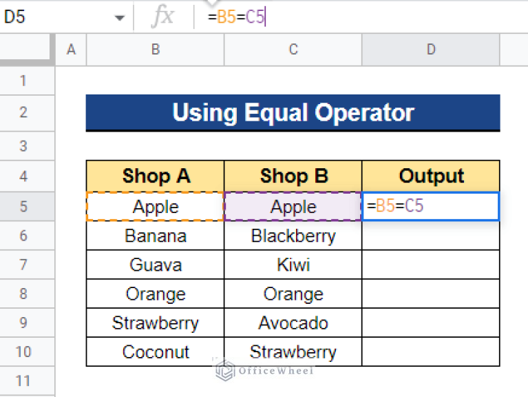 How To Match Cells Between Two Columns In Google Sheets 6 Ideal Methods 