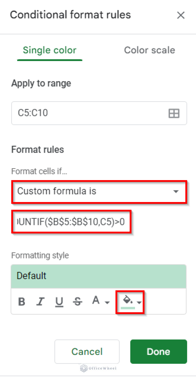 How to Match Cells Between Two Columns in Google Sheets (6 Ideal Methods)