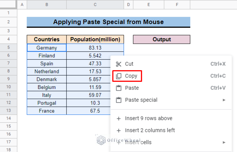 How to Paste Values Only in Google Sheets (4 Quick Ways)