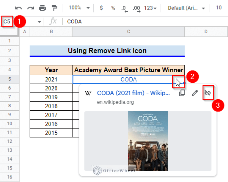 How to Remove Hyperlink in Google Sheets (5 Simple Ways)