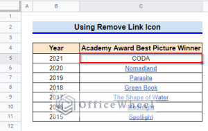 How to Remove Hyperlink in Google Sheets (5 Simple Ways)