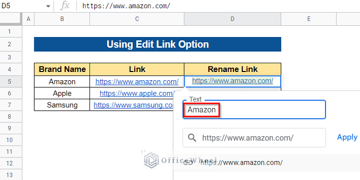  How To Rename A Hyperlink In Google Sheets 2 Quick Ways 