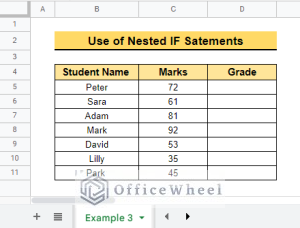 How to Use Nested IF Statements in Google Sheets (3 Examples)