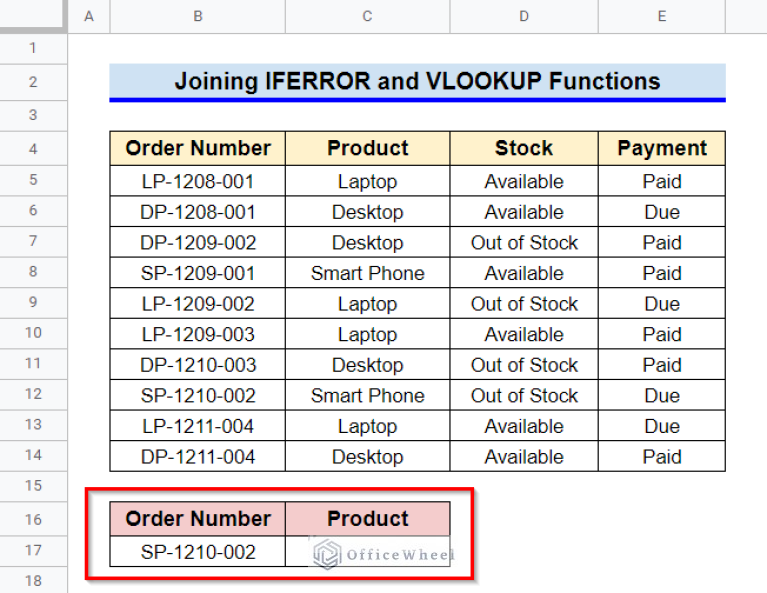 If Cell Contains Text Then Return Value in Another Cell in Google Sheets
