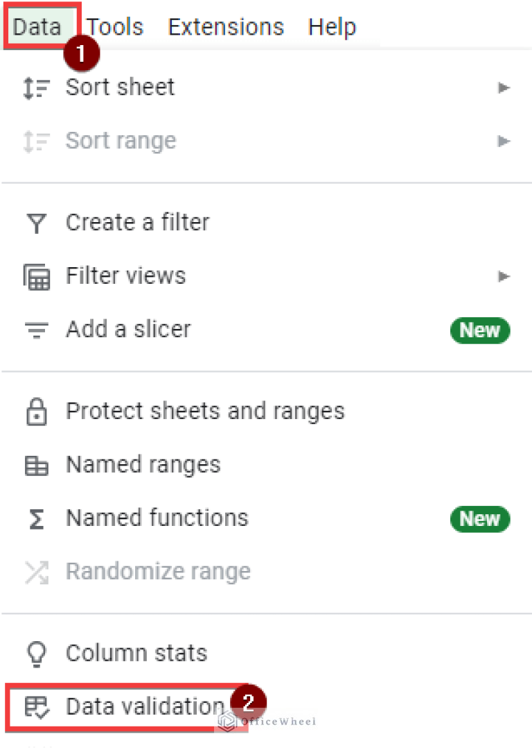 Multiple Dependent Drop Down List Google Sheets