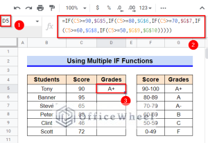 How to Use Nested IF Function in Google Sheets (4 Helpful Ways)