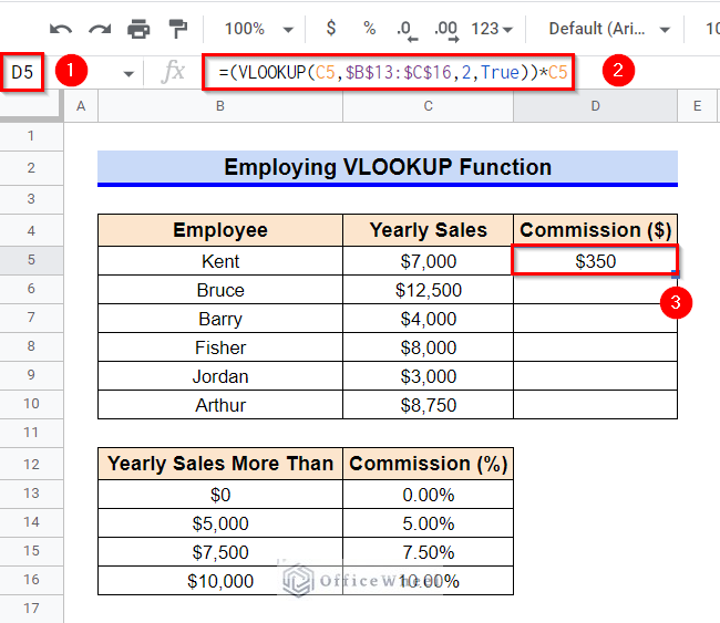 Employing VLOOKUP Function as An Alternative to the Nested IF Function in Google Sheets