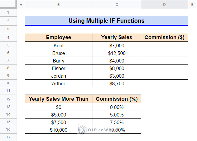 How To Use Nested IF Function In Google Sheets 4 Helpful Ways 