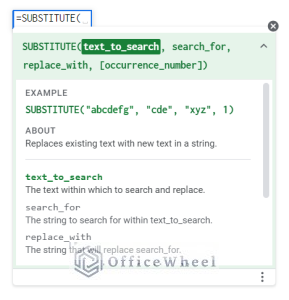How to Use SUBSTITUTE Function in Google Sheets (7 Examples)