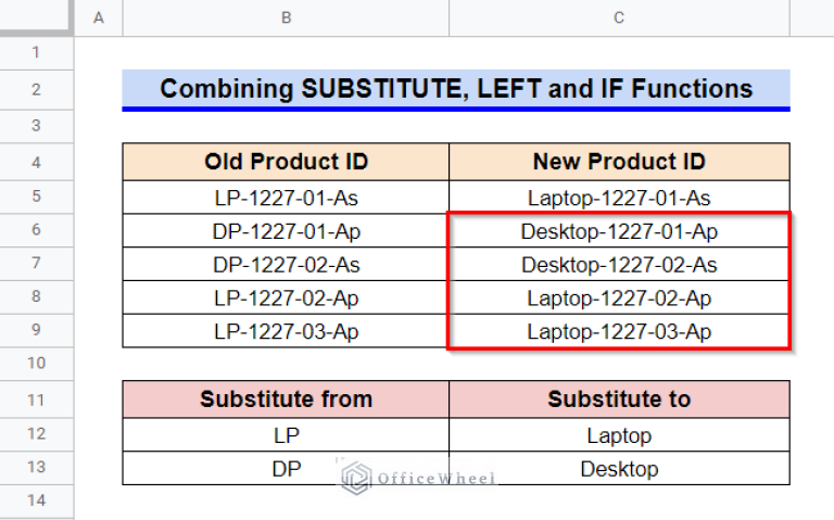 how-to-use-substitute-function-in-google-sheets-7-examples