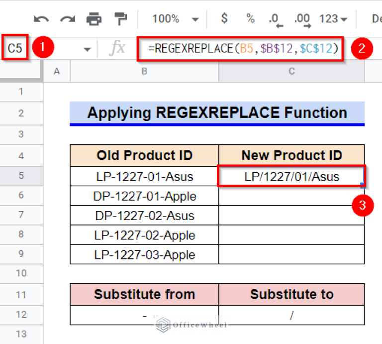 how-to-use-substitute-function-in-google-sheets-7-examples