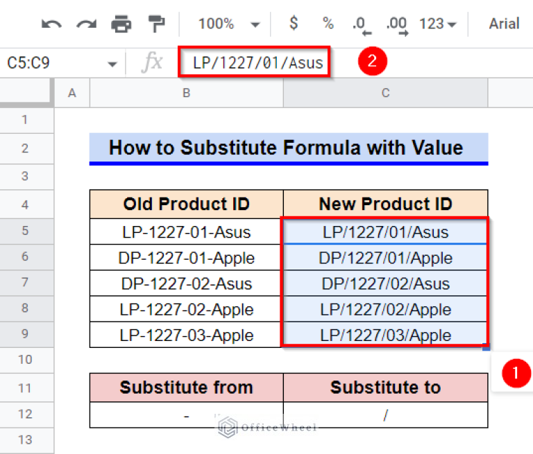 how-to-use-substitute-function-in-google-sheets-7-examples