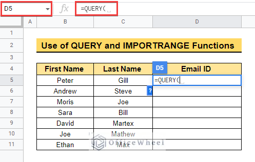 Vlookup Importrange Using QUERY Function in Google Sheets