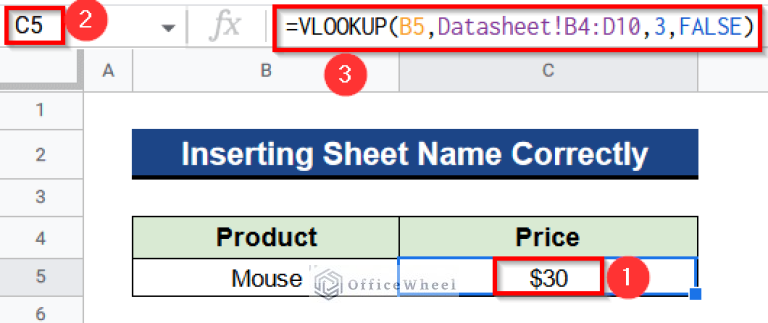 [Solved!] VLOOKUP Function Is Not Working in Google Sheets