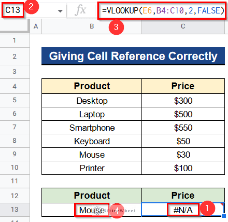 [Solved!] VLOOKUP Function Is Not Working in Google Sheets