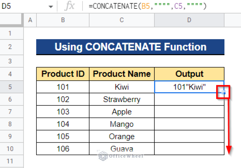 how-to-concatenate-double-quotes-in-google-sheets-3-ways