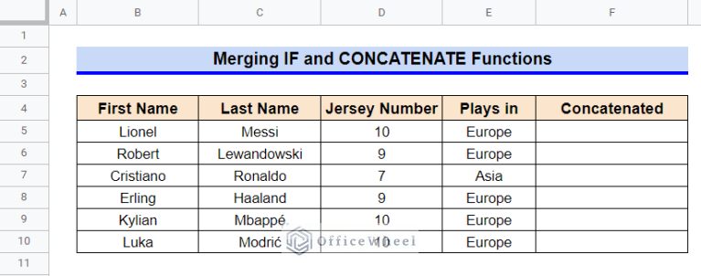 How to Concatenate Multiple Cells in Google Sheets (11 Examples)