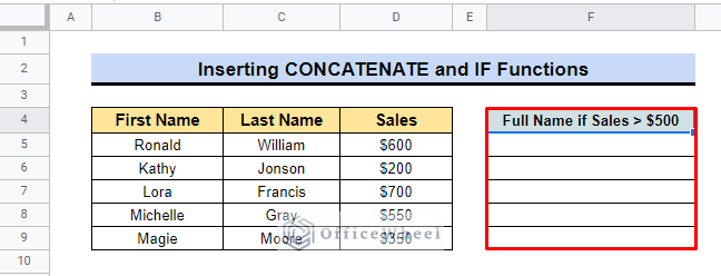 create result column in google sheets