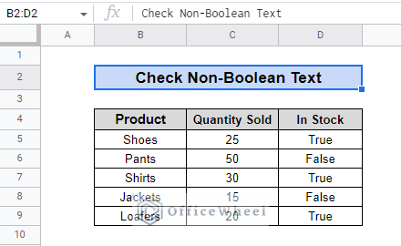dataset for non boolean text