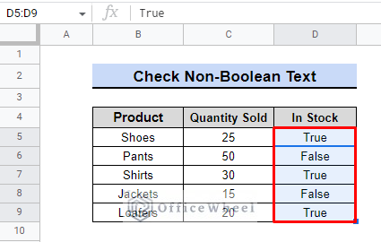 selecting a range of data in google sheets
