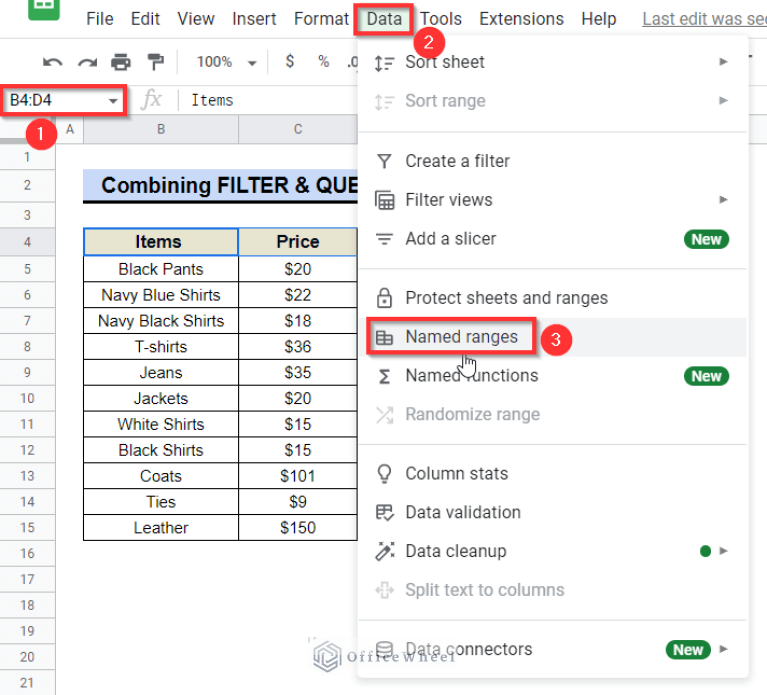 How to Use Data Validation and Filter in Google Sheets (4 Ways)
